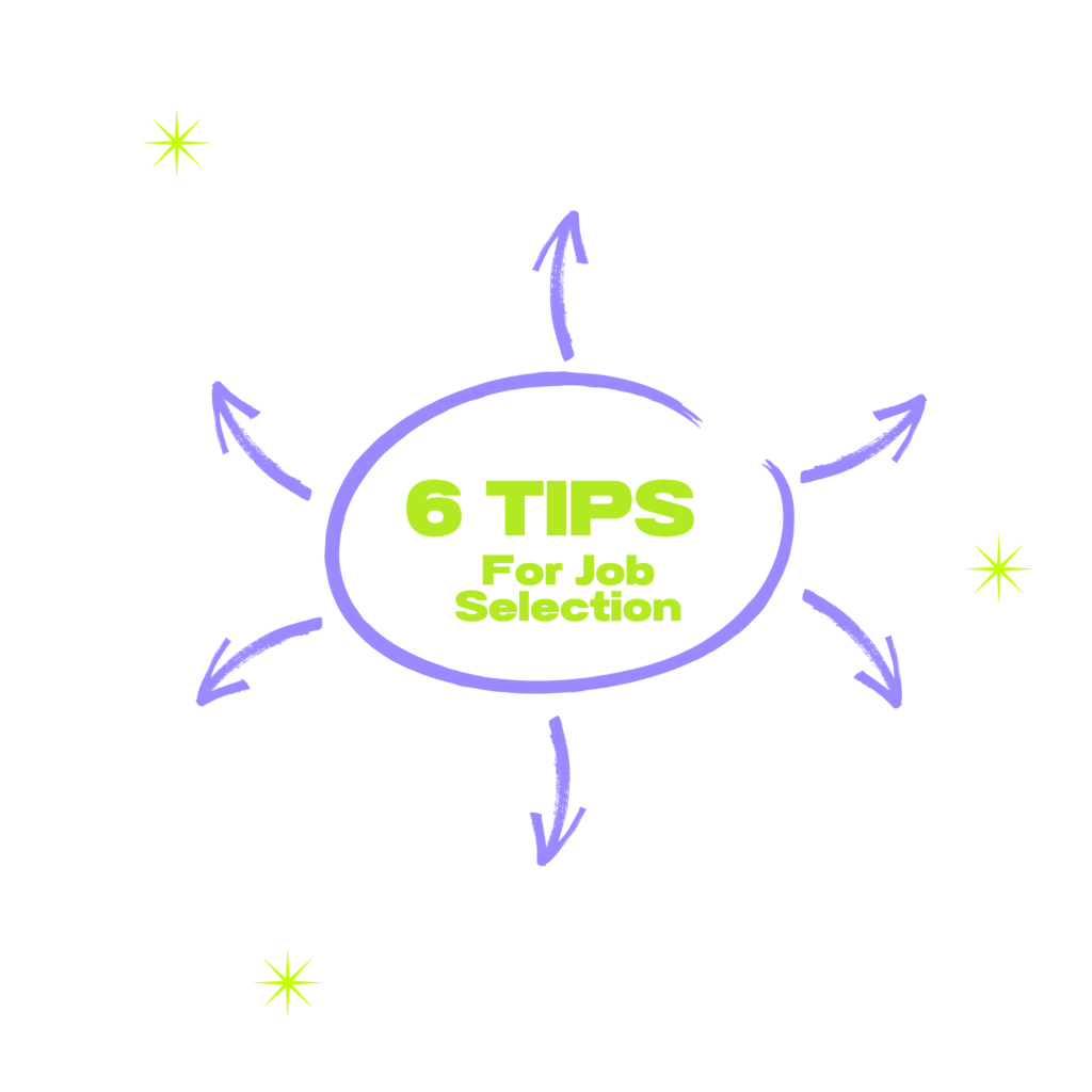 a diagram of a job selection